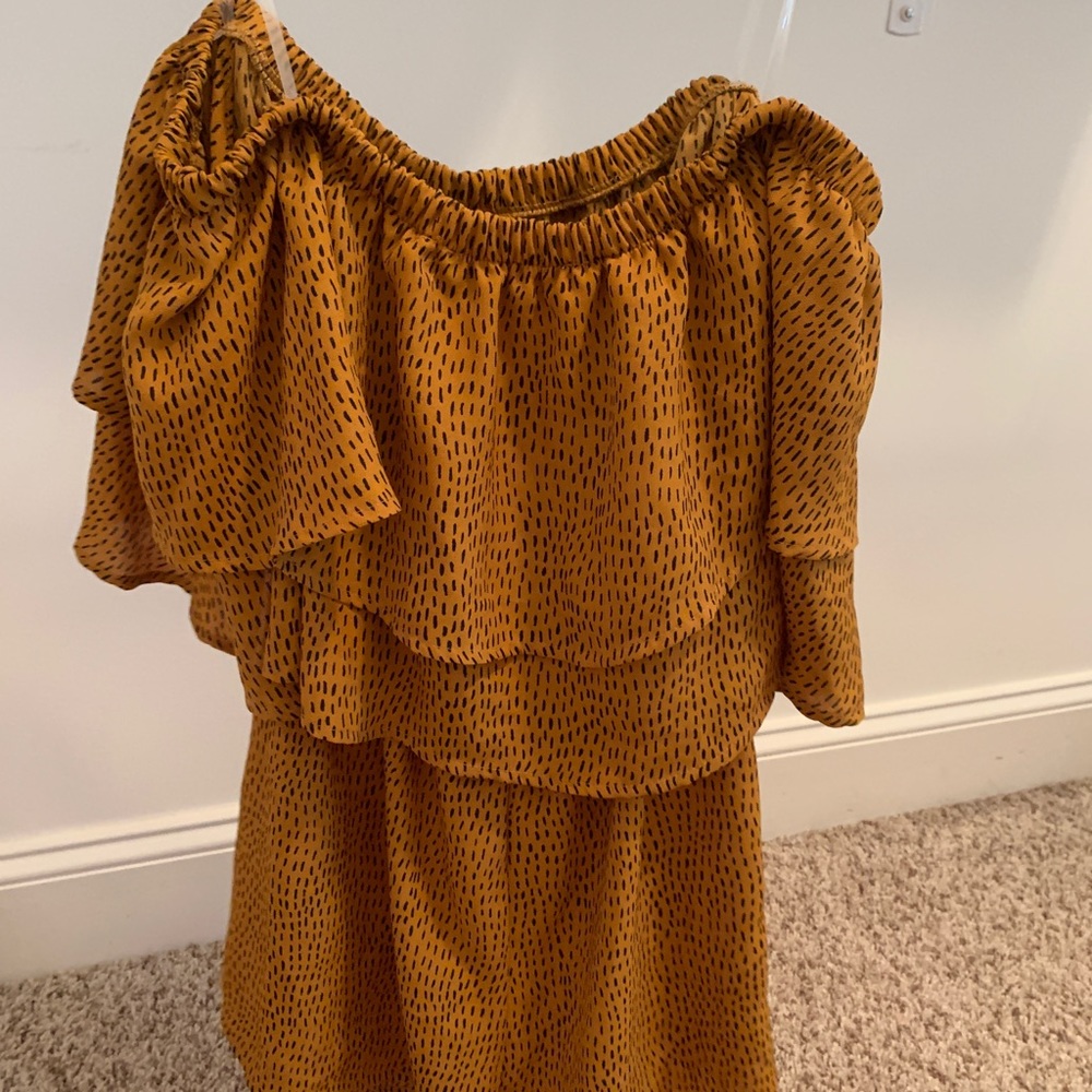 Strapless romper